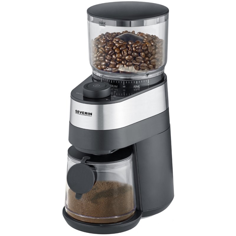 SEVERIN coffee grinder KM 3880, 140 watt, black/stainless steel